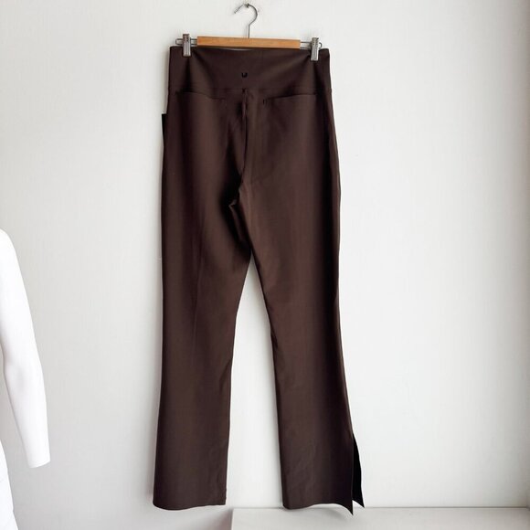 Epoque Evolution Jet Set flare  Side Slit Pants Brown 10 - Picture 10 of 13